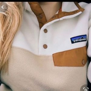 Patagonia Snap-T Synchilla fleece pullover sweater in El Cap Khaki, Small